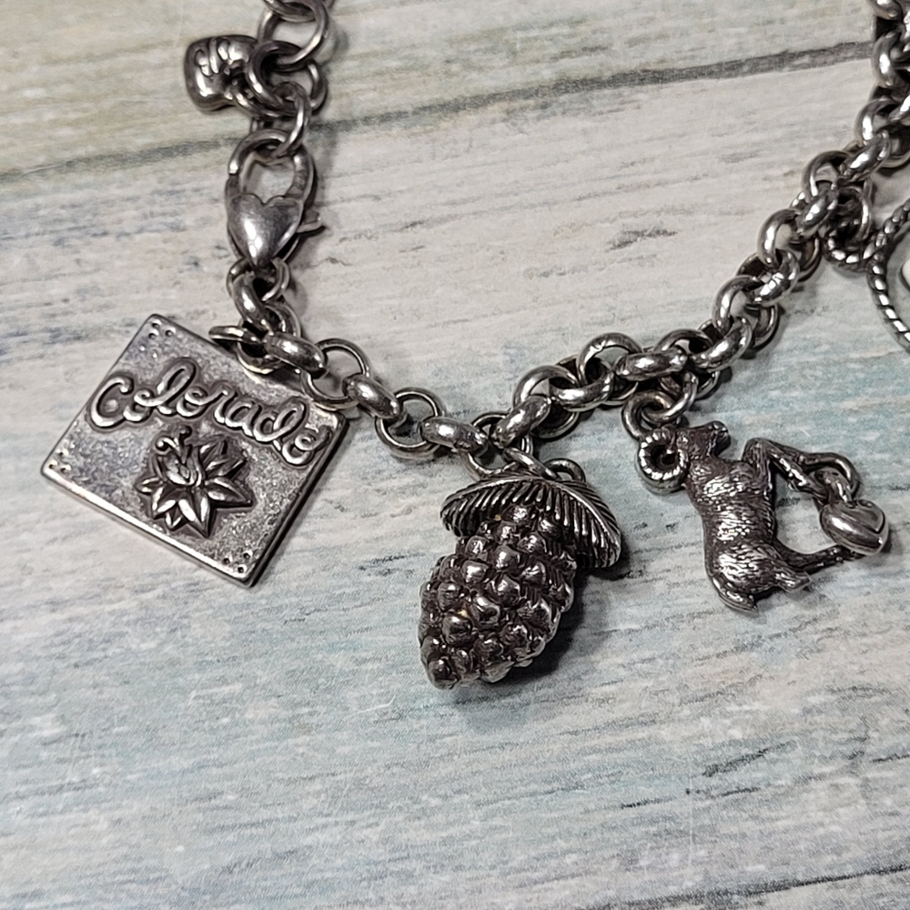 Brighton Colorado state Charms Bracelet. - Picture 7 of 8